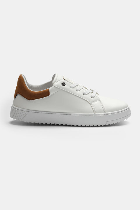 Casual Leather Shoes White