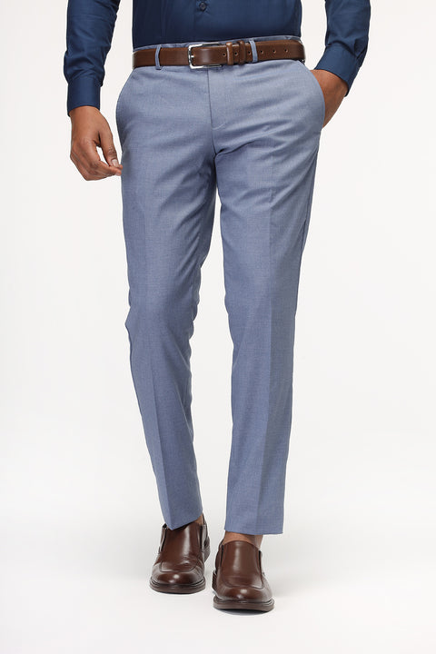 Slim Fit Classic Pants Blue