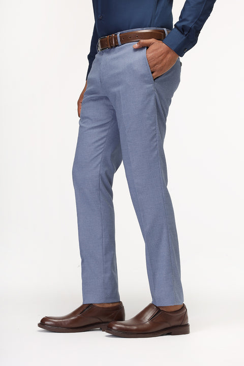 Slim Fit Classic Pants Blue