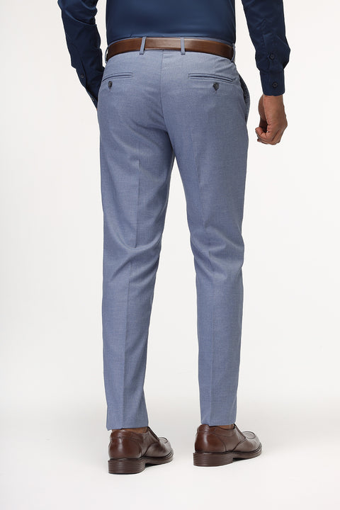 Slim Fit Classic Pants Blue