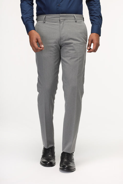 Slim Fit Classic Pants Gray