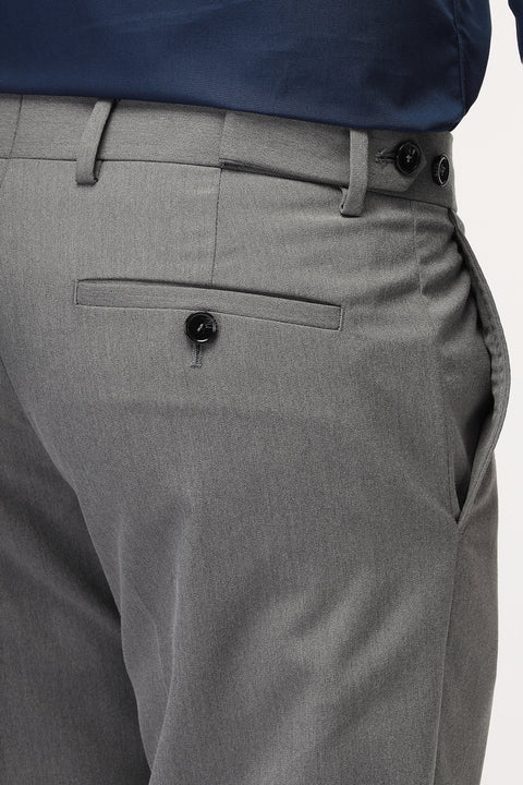 Slim Fit Classic Pants Gray
