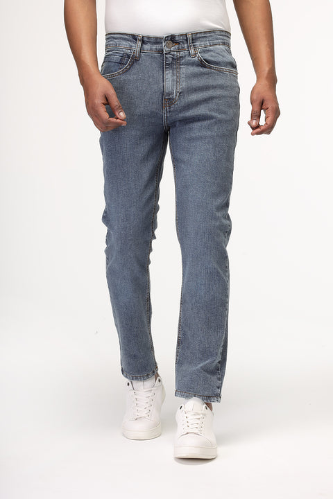 Slim Fit Trousers Jeans Blue
