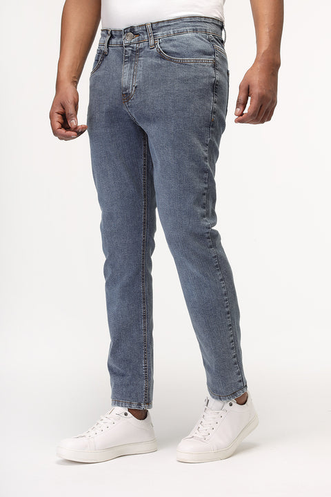 Slim Fit Trousers Jeans Blue