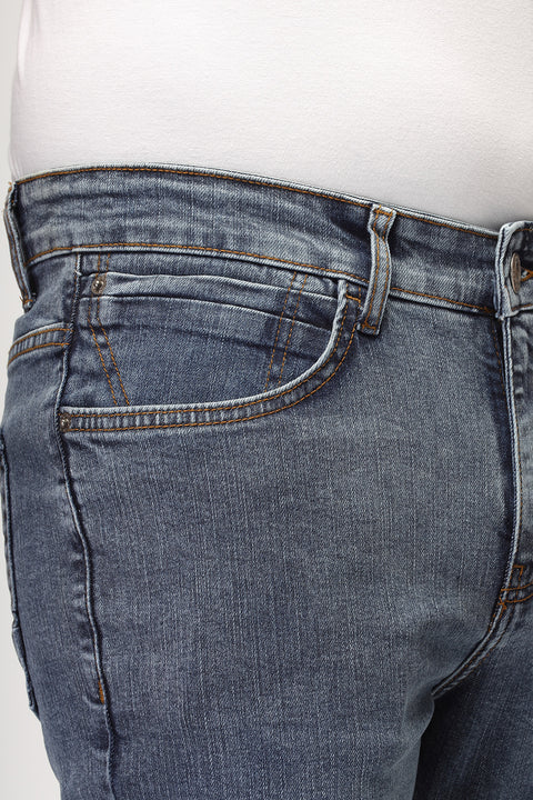 Slim Fit Trousers Jeans Blue