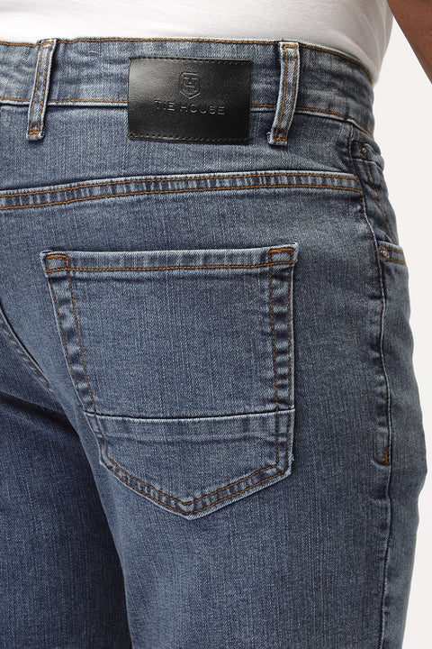 Slim Fit Trousers Jeans Blue