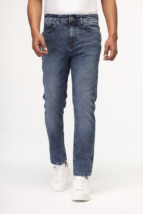 Slim Fit Trousers Jeans Blue