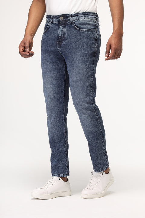 Slim Fit Trousers Jeans Blue