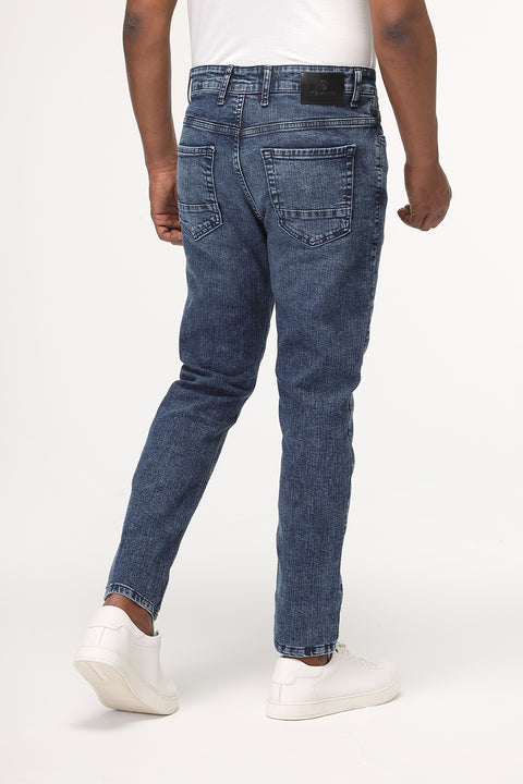 Slim Fit Trousers Jeans Blue