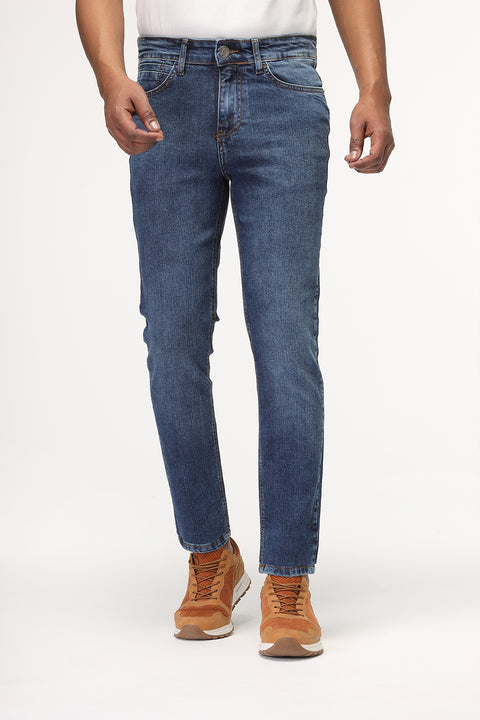 Slim Fit Trousers Jeans Blue