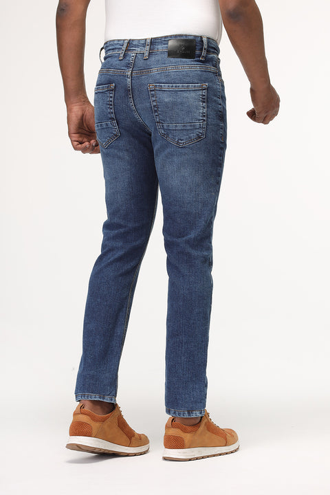 Slim Fit Trousers Jeans Blue