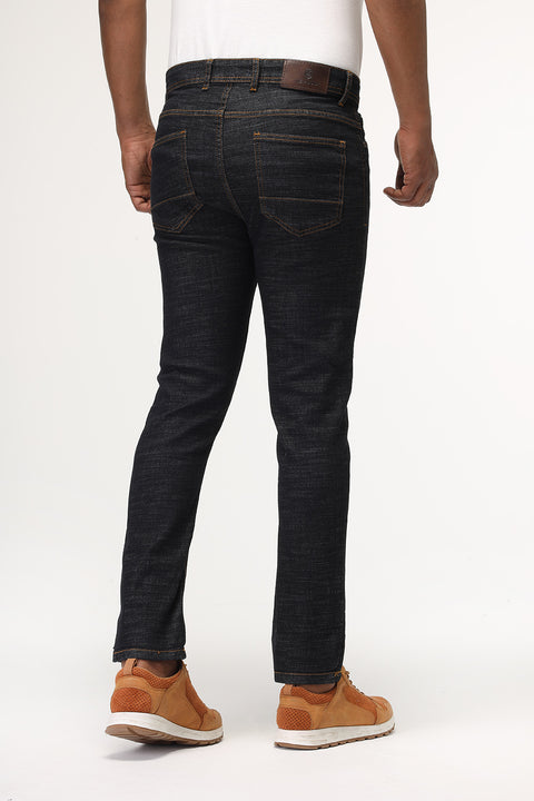 Slim Fit Trousers Dark Blue