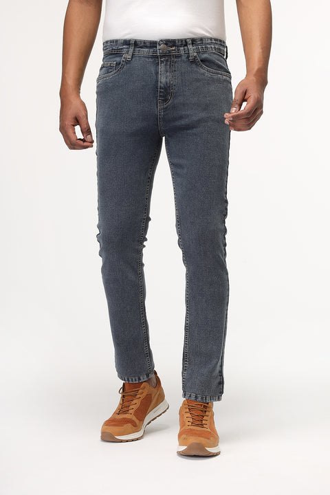 Slim Fit Trousers Gray