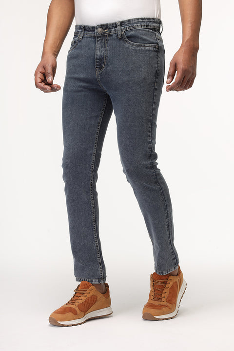 Slim Fit Trousers Gray