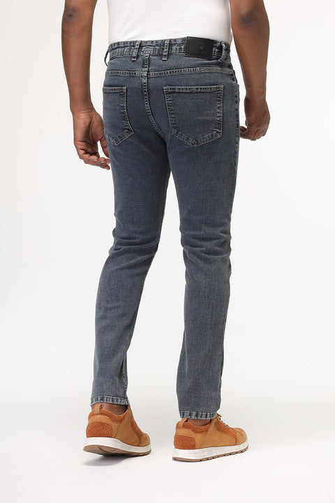 Slim Fit Trousers Gray