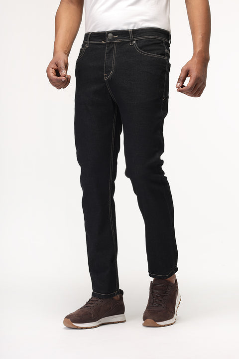 Slim Fit Trousers Dark Blue
