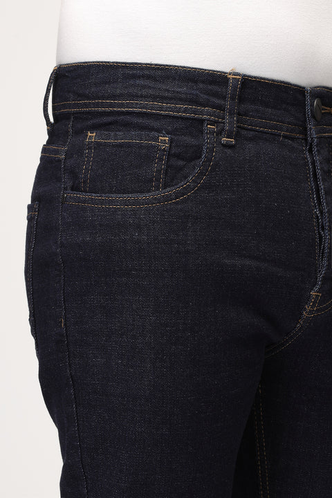 Slim Fit Trousers Jeans Dark Blue