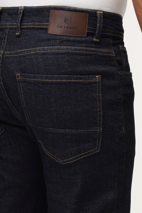 Slim Fit Trousers Jeans Dark Blue