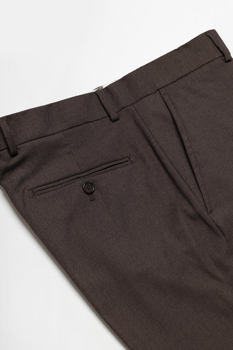 Slim Fit Classic Pants Brown