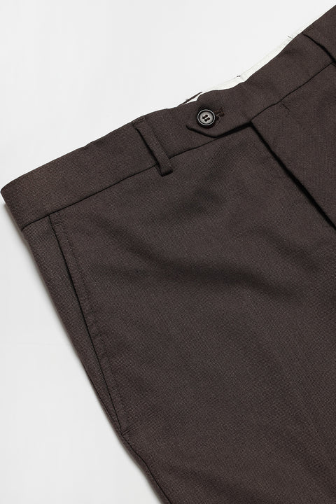 Slim Fit Classic Pants Brown