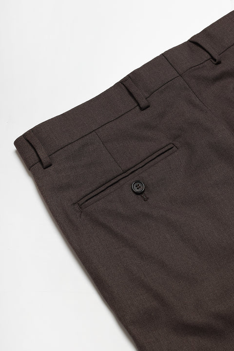 Slim Fit Classic Pants Brown