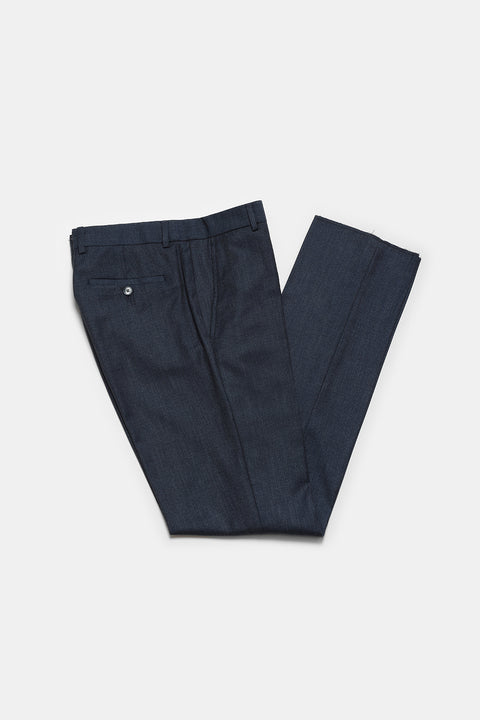 Regular Fit Classic Pants Blue