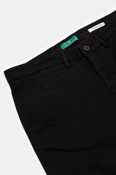 Regular Fit Chino Black