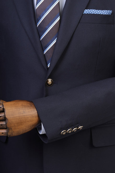 Regular Fit Blazer Dark Blue