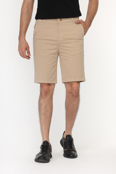 Slim Fit Chino Short Beige