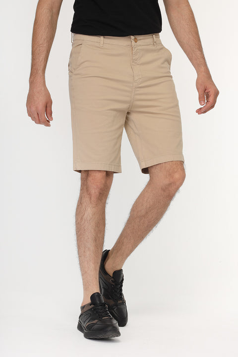 Slim Fit Chino Short Beige