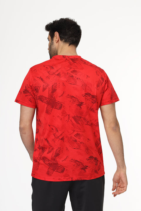 Regular Fit Sports T-Shirt Red
