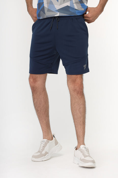 Slim Fit Sports Short Dark Blue