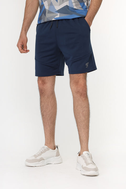 Slim Fit Sports Short Dark Blue