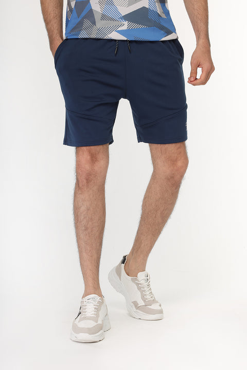 Slim Fit Sports Short Dark Blue