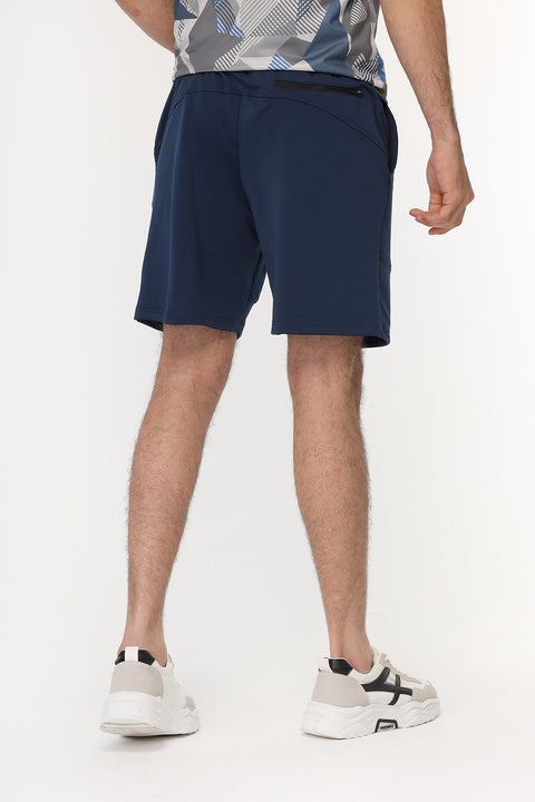 Slim Fit Sports Short Dark Blue