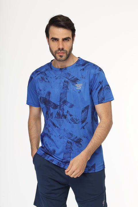 Regular Fit Sports T-Shirt Blue
