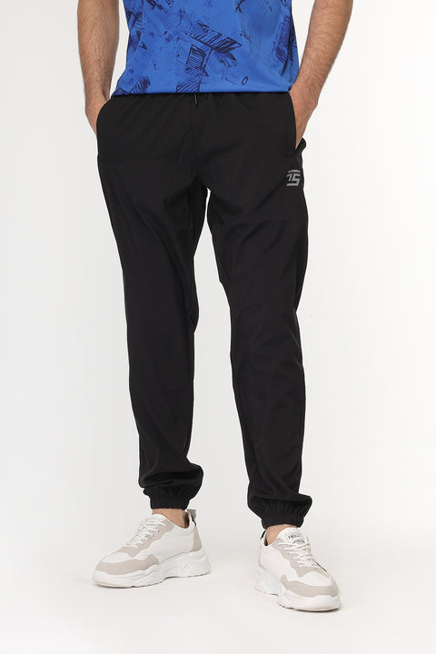 Regular Fit Sports Pants Black