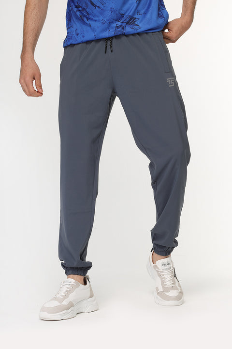 Regular Fit Sports Pants Gray