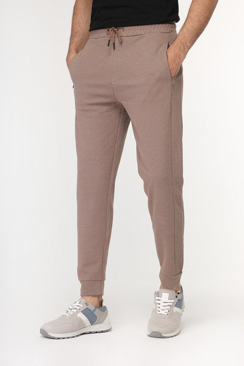 Regular Fit Sweat Pants Beige