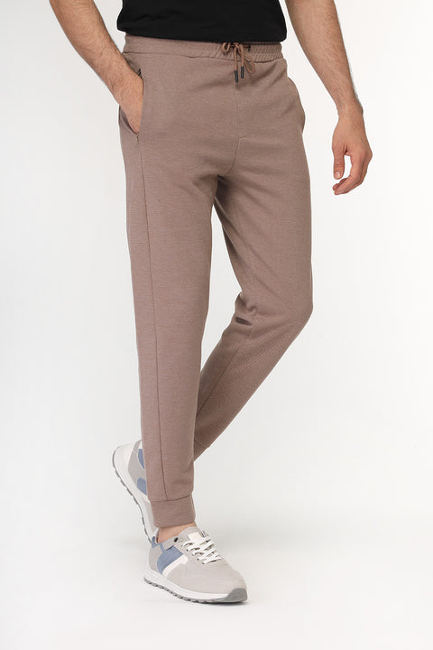 Regular Fit Sweat Pants Beige