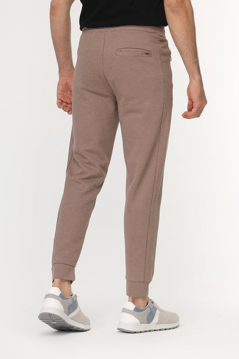 Regular Fit Sweat Pants Beige