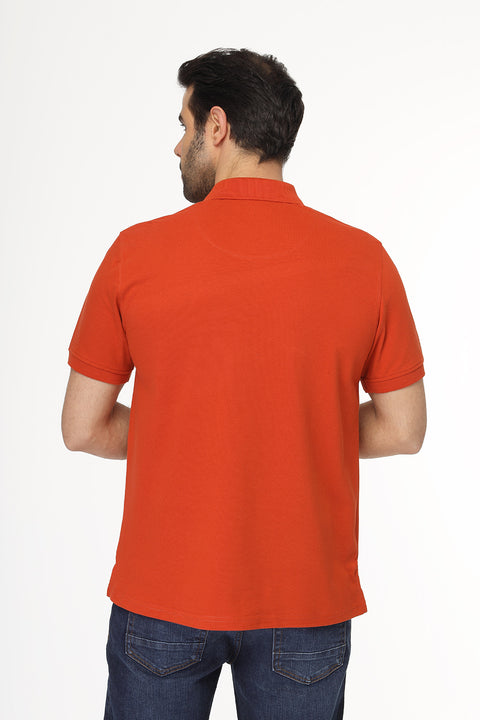 Polo Shirt Regular Fit Orange