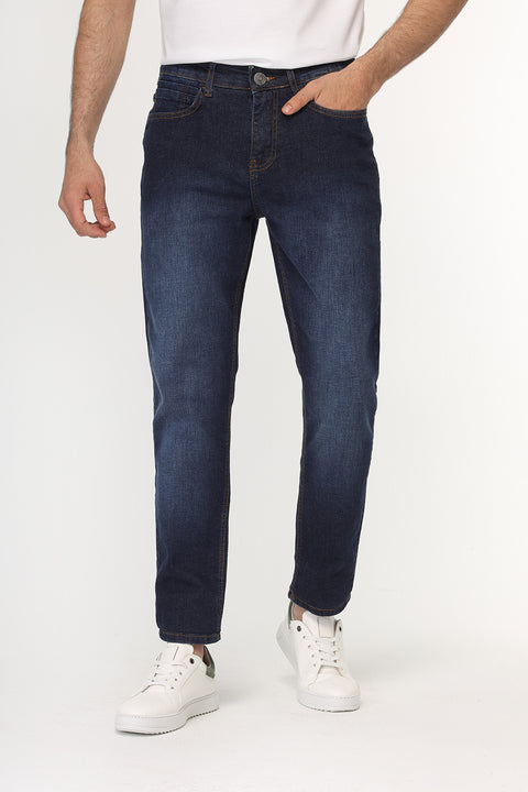 Slim Fit Trousers Jeans Dark Blue