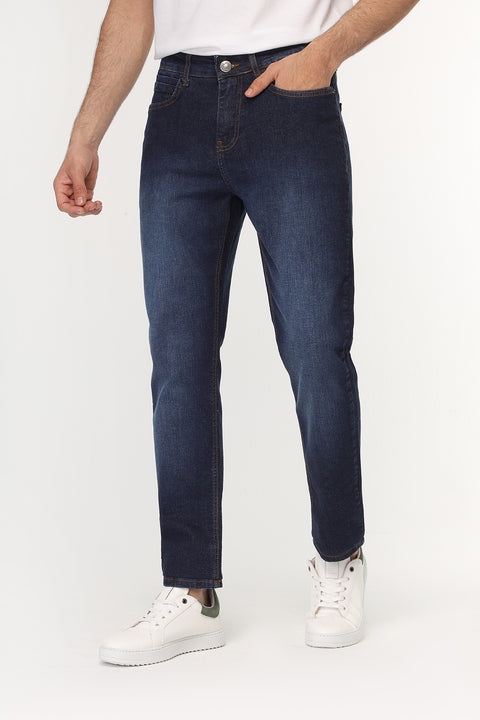 Slim Fit Trousers Jeans Dark Blue