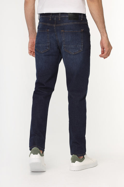 Slim Fit Trousers Jeans Dark Blue