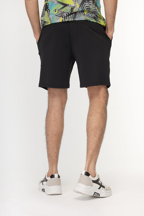 Slim Fit Sports Short Black