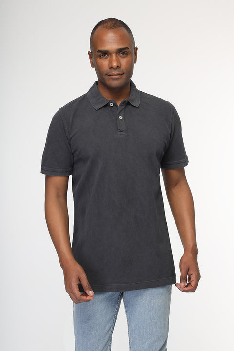 Polo Shirt Regular Fit Dark Gray