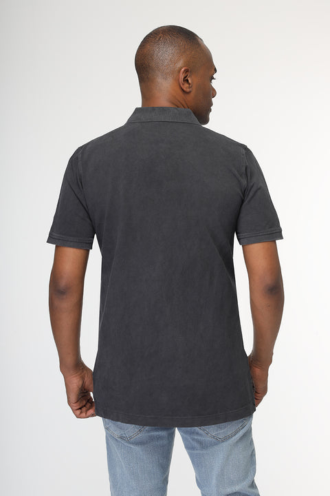 Polo Shirt Regular Fit Dark Gray