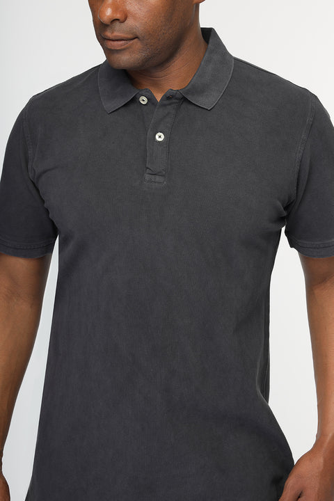 Polo Shirt Regular Fit Dark Gray
