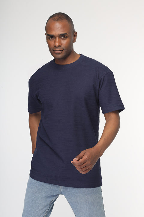 Over Size T-Shirt Dark Blue
